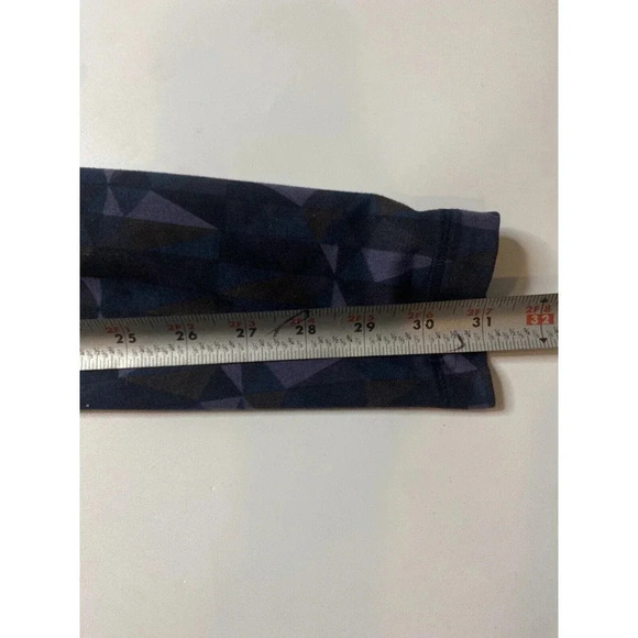 Lululemon Wunder Under Full Length Leggings Geometric Print Triangles Size 2 - Picture 6 of 8